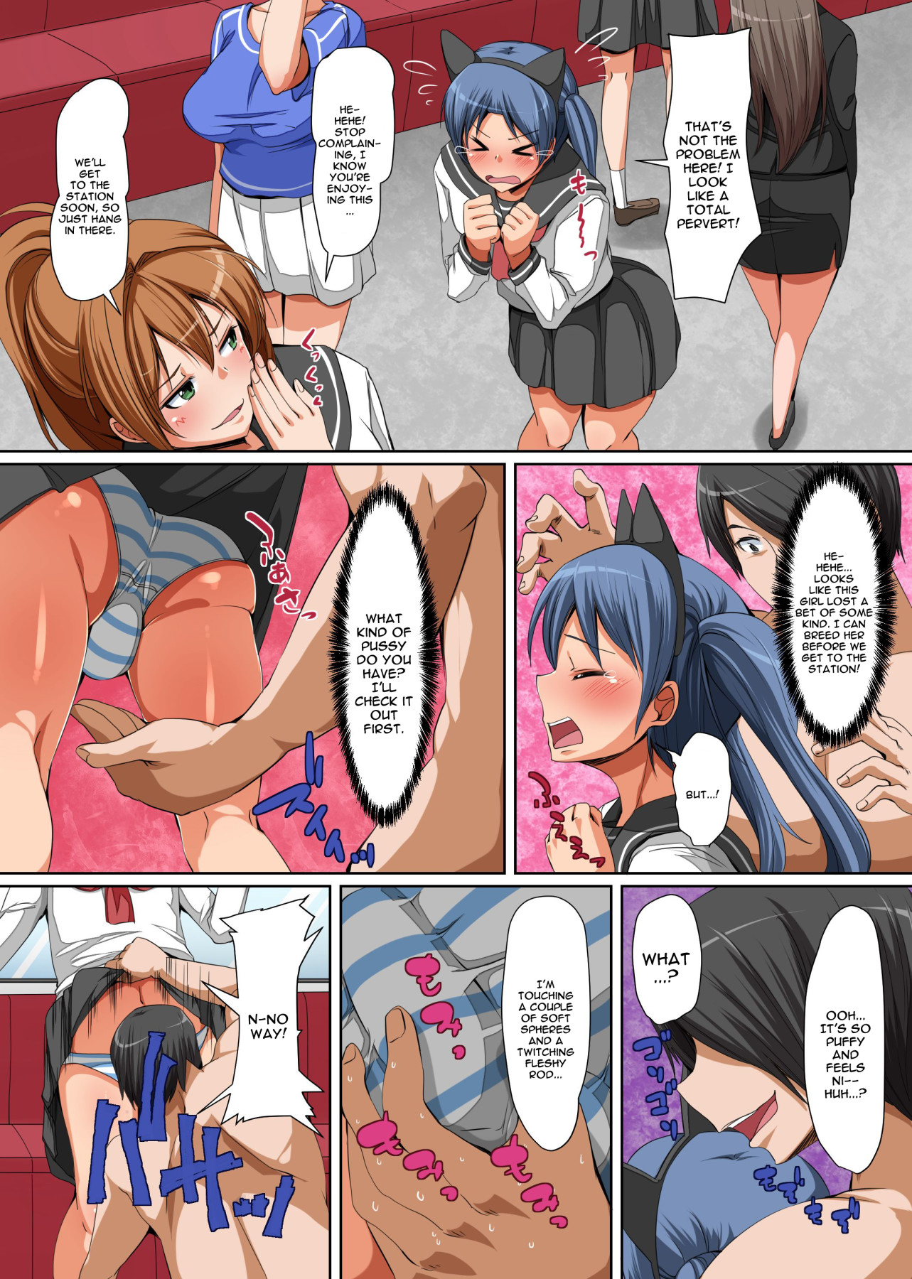 Hentai Manga Comic-If I Conceal My Presence I Can Do Whatever I Want! On This All Female Train Car If Nobody Can See Sense Me Then I Can Have My Way Everyone From Schoolgirls To Housewives-Read-16